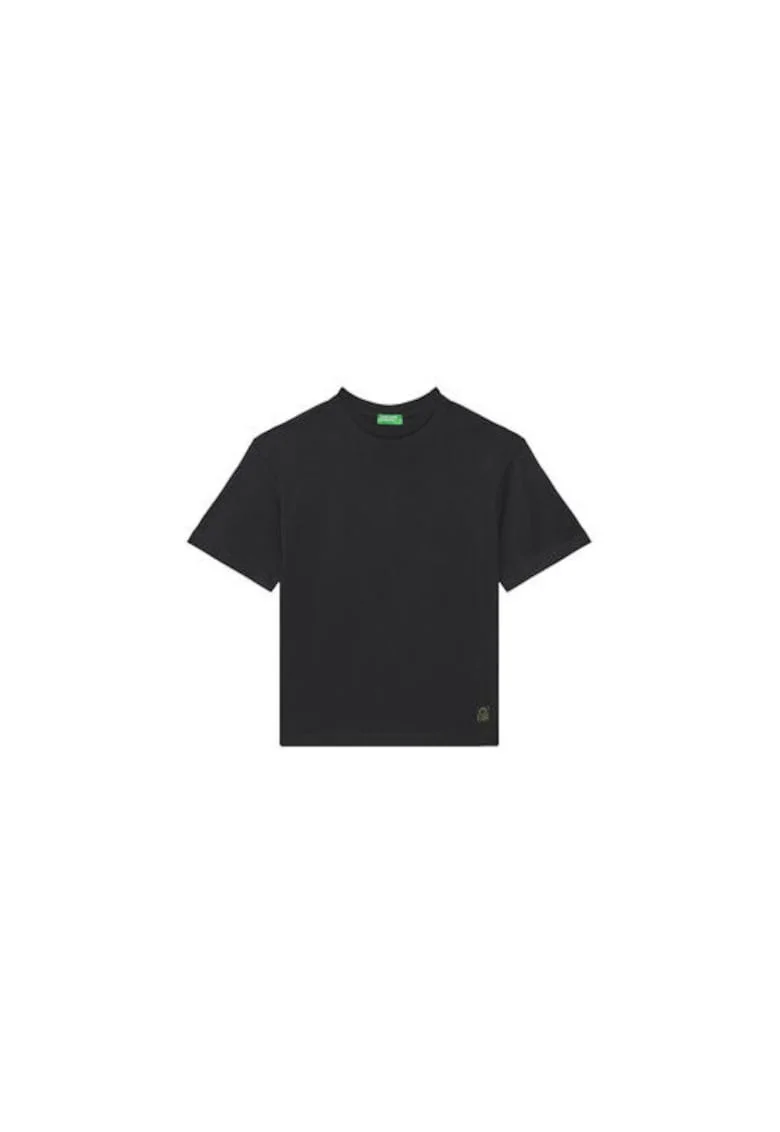 Tricou pentru baieti  35RYC10NC, Bumbac organic, Negru, Negru