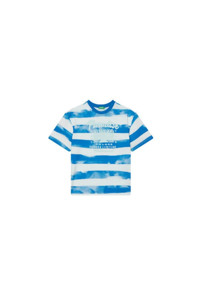 Tricou pentru baieti  3SL3C10P5, Bumbac, Albastru, Albastru