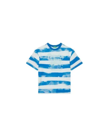 Tricou pentru baieti  3SL3C10P5, Bumbac, Albastru, Albastru