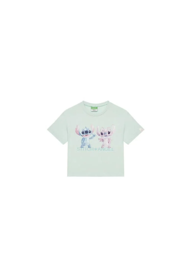 Tricou pentru fete  35RYC10MV, Bumbac organic, Verde, Verde