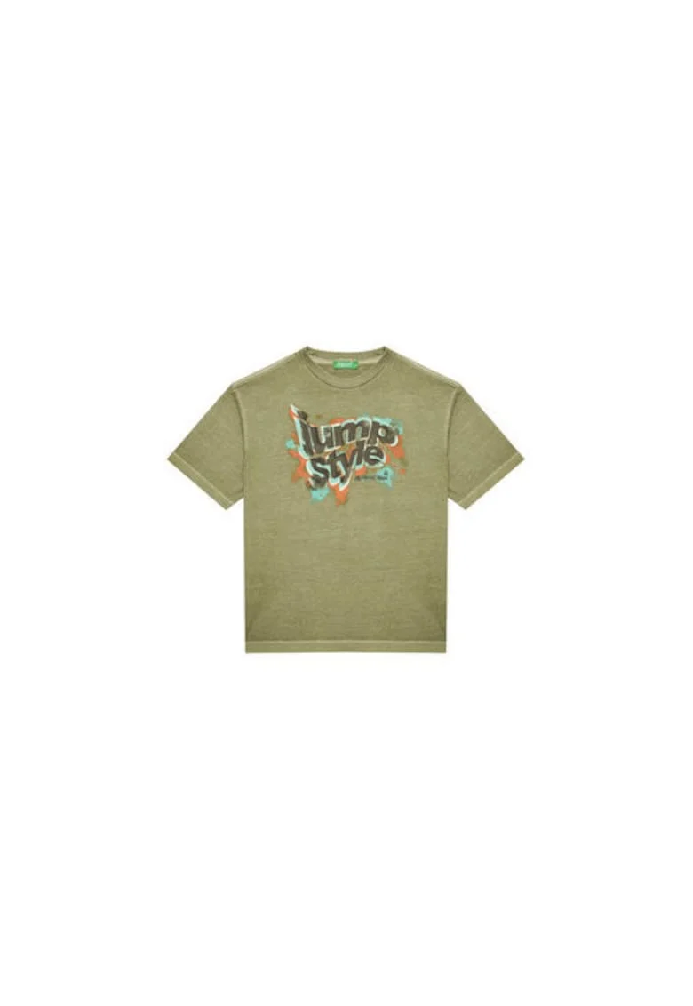 Tricou pentru baieti  3PCMC10N7, Bumbac, Verde, Verde