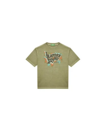 Tricou pentru baieti  3PCMC10N7, Bumbac, Verde, Verde