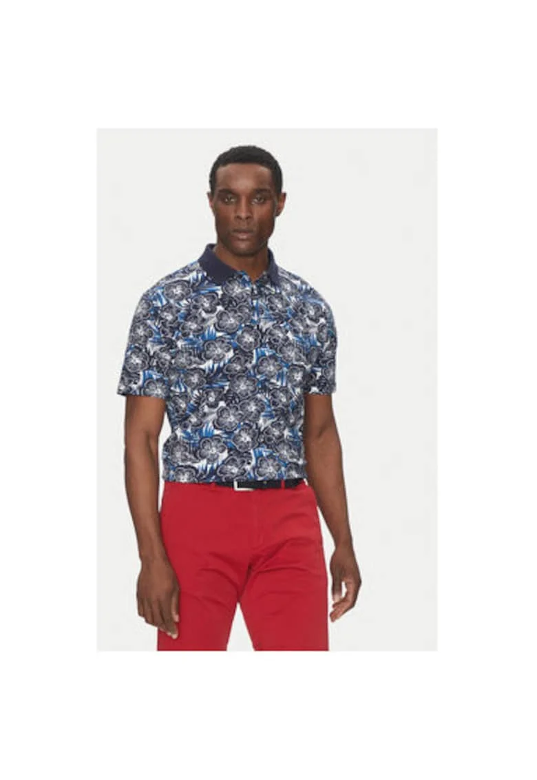 Tricou polo barbati  74028690, Bumbac, Bleumarin, Bleumarin