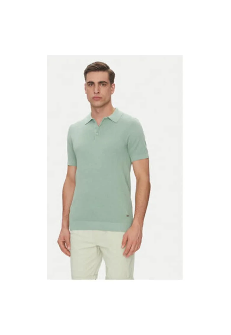 Tricou Polo barbati  INVORM 30-485, Bumbac/Poliester, Verde, Verde