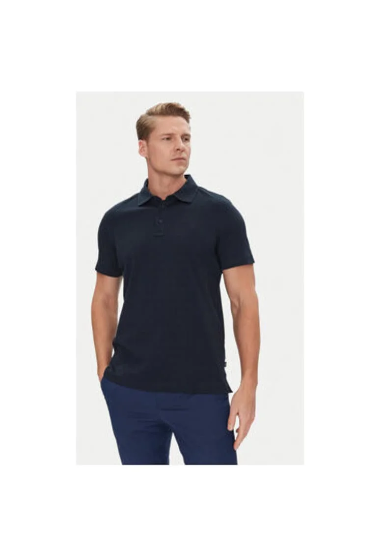 Tricou polo barbati  10019307 30045540, Bumbac organic, Bleumarin, Bleumarin