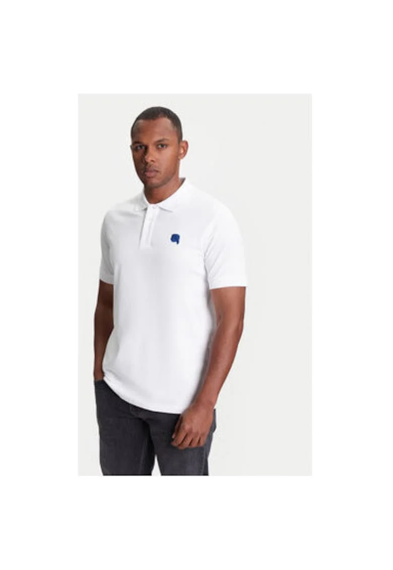 Tricou polo barbati  745022 553231, Bumbac, Alb, Alb