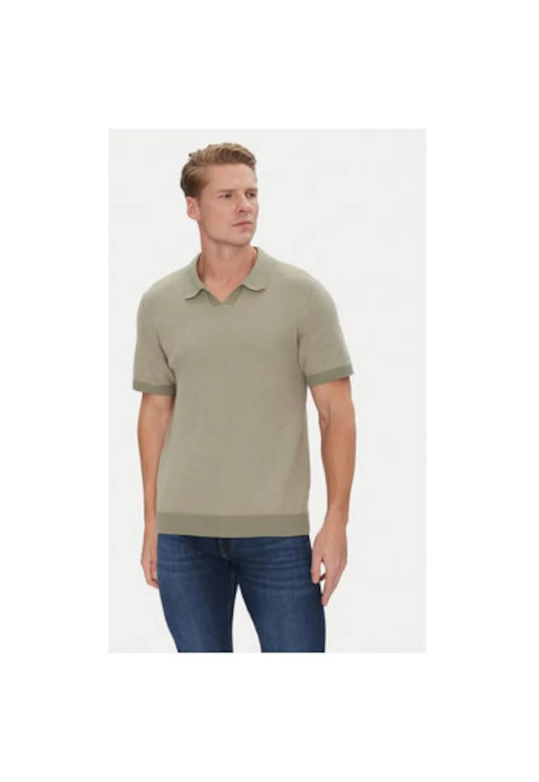Tricou polo barbati Jack Jones, 12273012, Bumbac, Verde, Verde