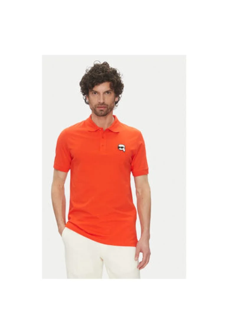 Tricou polo barbati  745710 552224, Bumbac organic, Rosu, Rosu