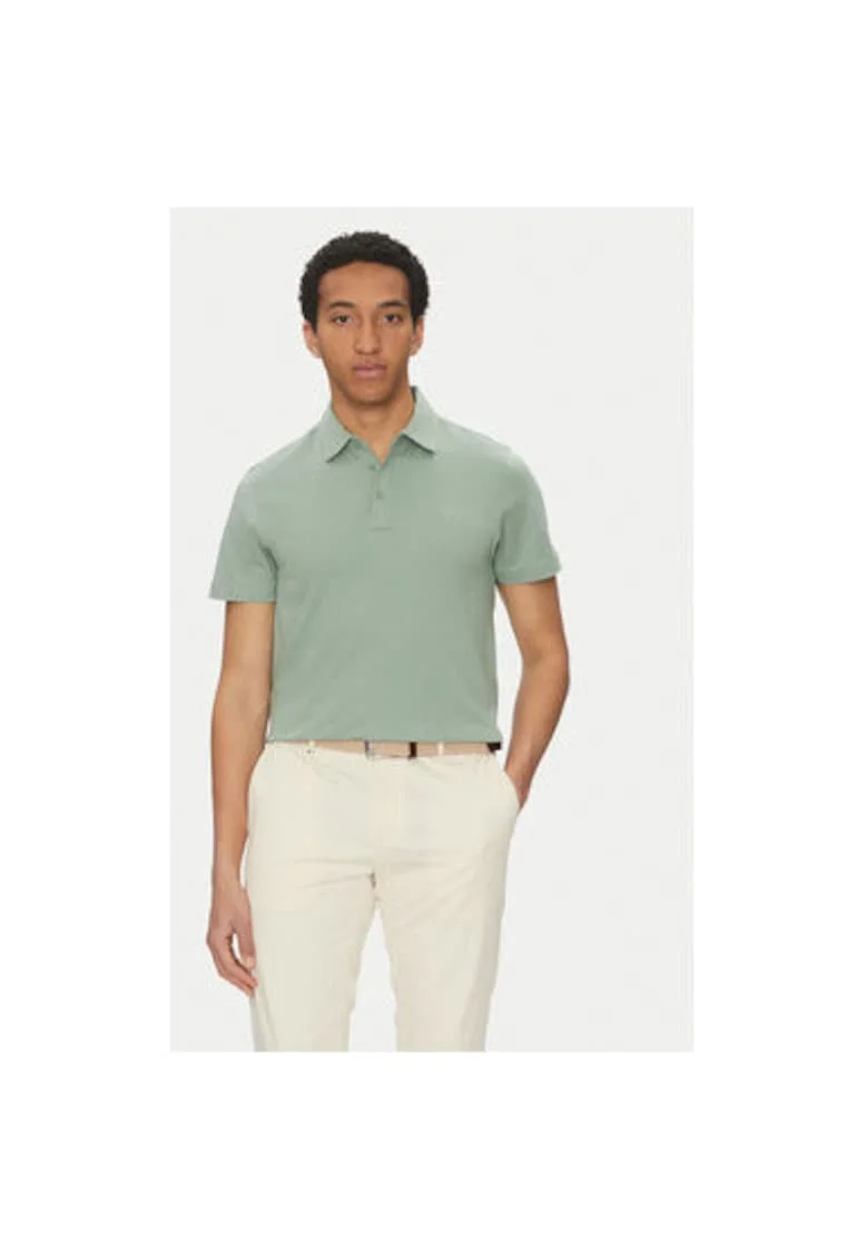 Tricou polo barbati  10019307 30045540, Bumbac organic, Verde, Verde