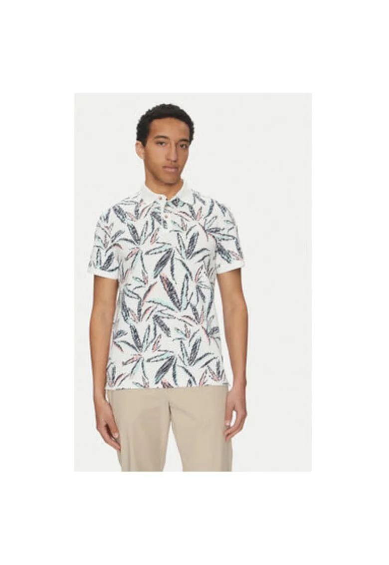 Tricou polo barbati  1045706, Bumbac, Alb, Alb