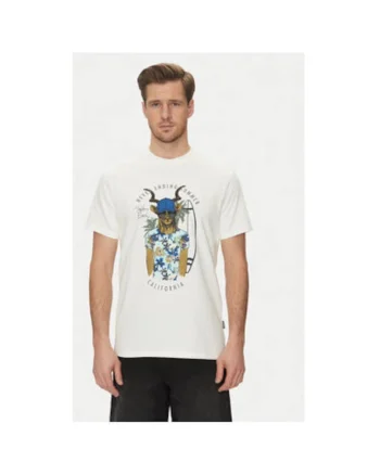 Tricou barbati  20718280, Bumbac, Alb, Alb