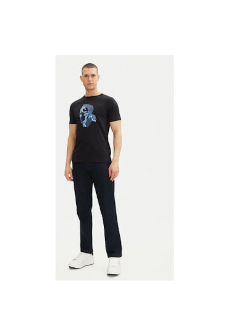 Tricou barbati  755065 552241, Bumbac organic, Bleumarin, Bleumarin