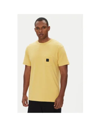 Tricou barbati  ADYKT03246, Bumbac, Galben, Galben