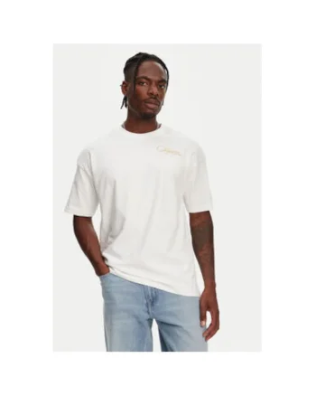 Tricou barbati  361Q6XW, Bumbac organic, Alb, Alb