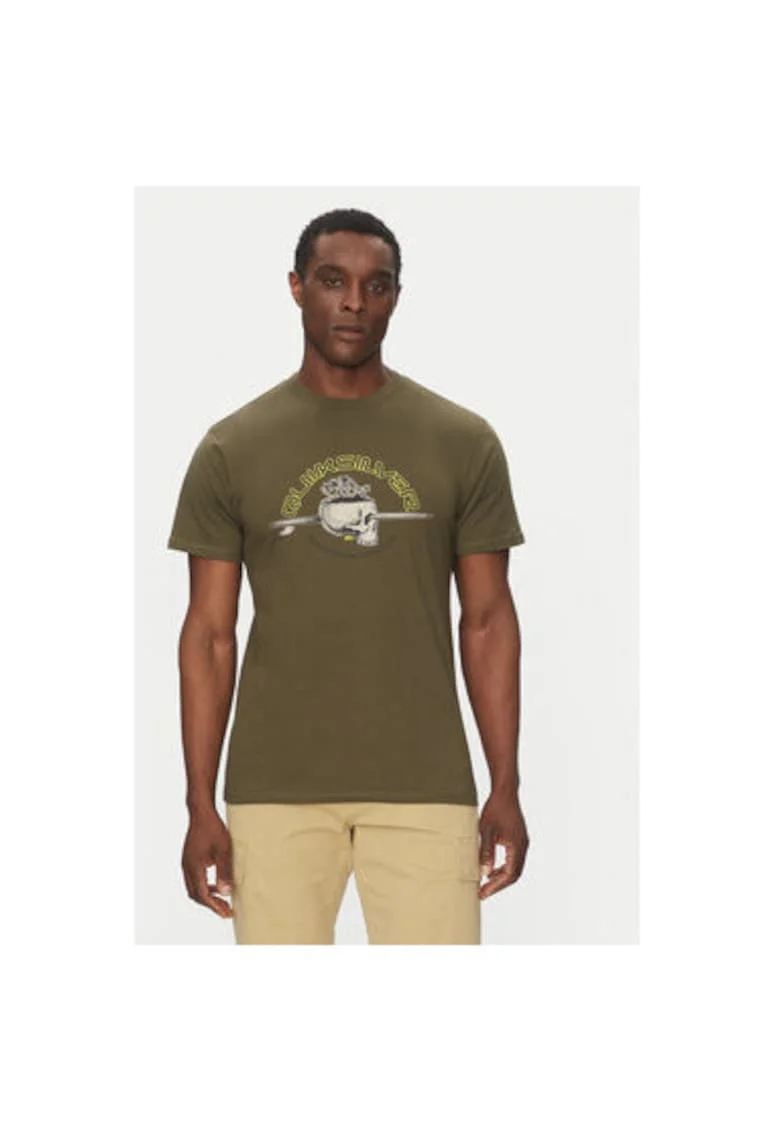 Tricou barbati  EQYZT08056-CRE0, Bumbac, Verde, Verde