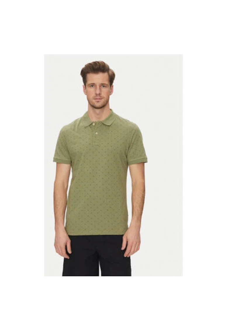 Tricou polo barbati  20718261, Bumbac, Verde, Verde
