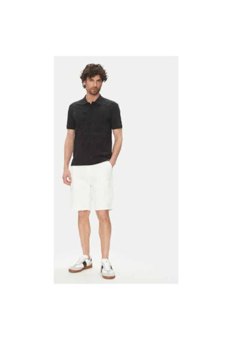 Tricou polo barbati  JS402, Bumbac, Negru, Negru