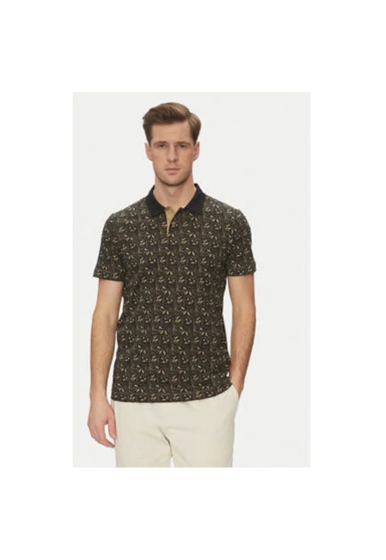 Tricou polo barbati  10019364 30045688, Bumbac, Maro, Maro