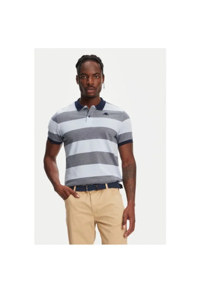 Tricou polo barbati  64126KW, Bumbac, Albastru, Albastru