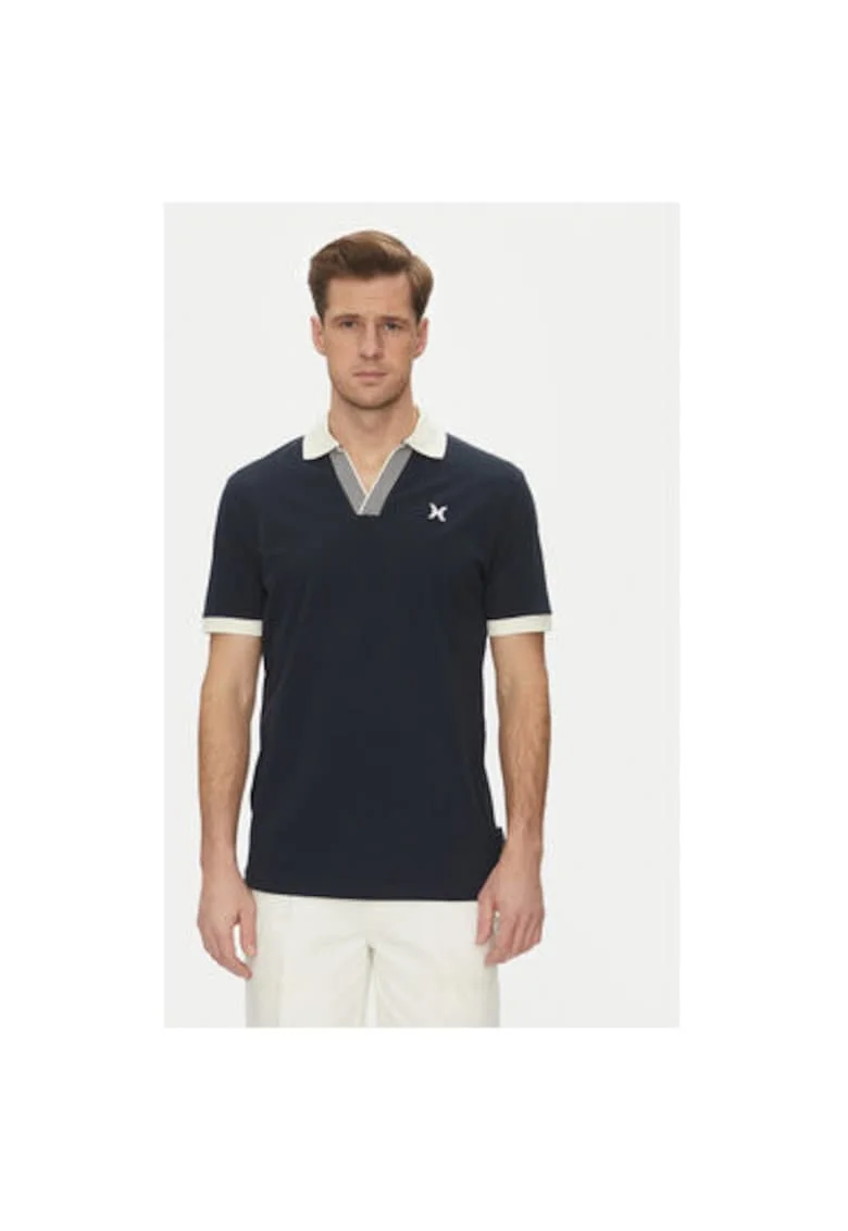 Tricou polo barbati  UMP25168PO, Bumbac, Bleumarin, Bleumarin