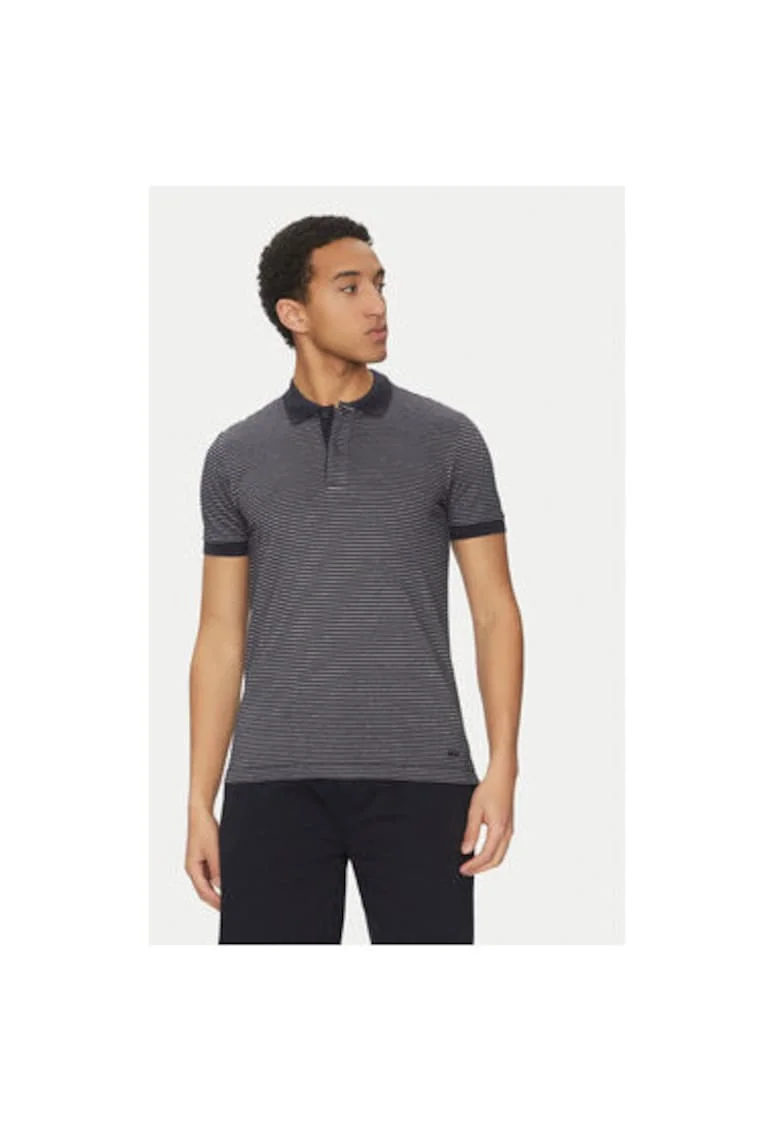 Tricou polo barbati  M5510N-T3250, Bumbac, Bleumarin, Bleumarin