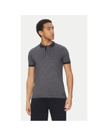 Tricou polo barbati  M5510N-T3250, Bumbac, Bleumarin, Bleumarin