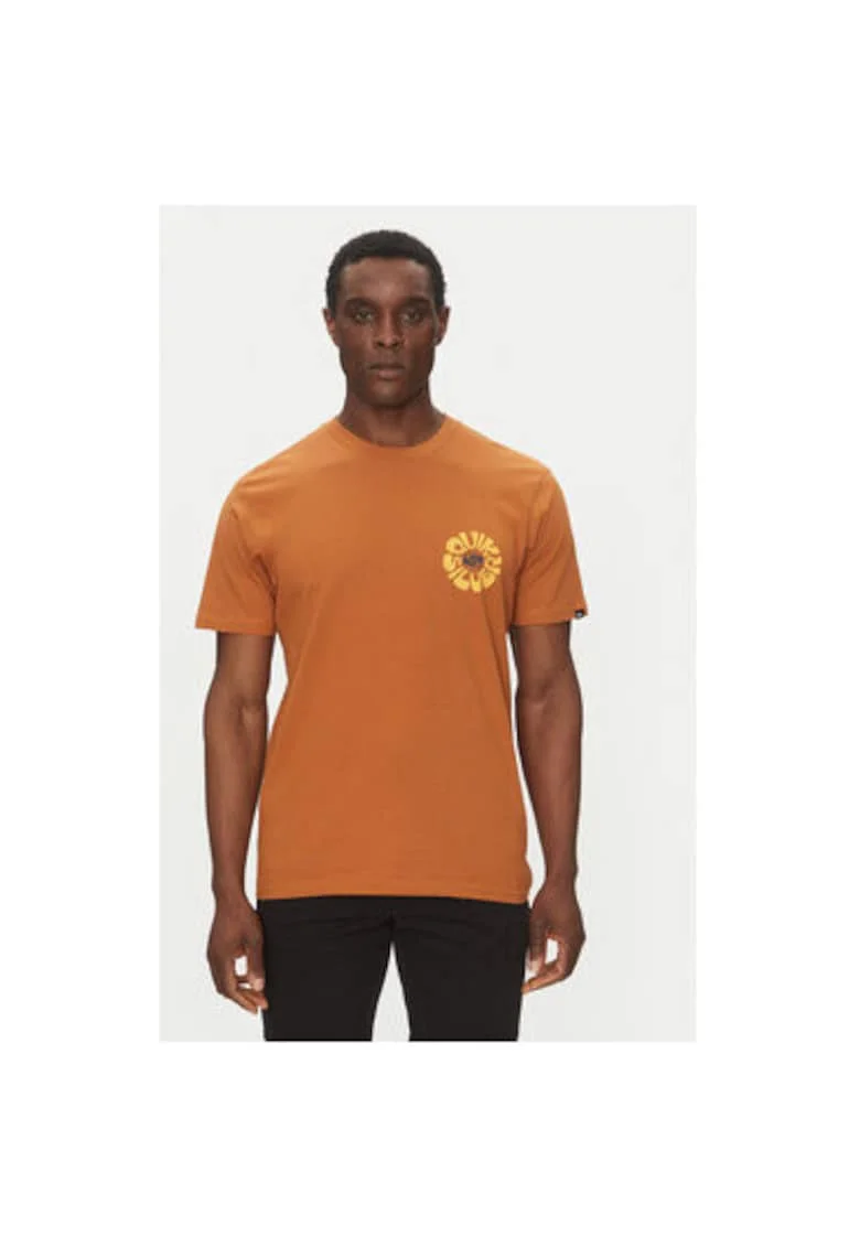 Tricou barbati  EQYZT08036-CMN0, Bumbac organic, Maro, Maro