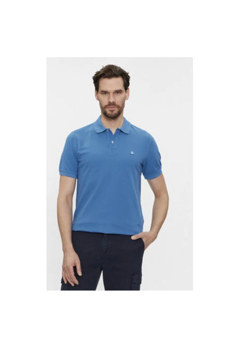 Tricou barbati,  303814106, Bumbac, Albastru, Albastru