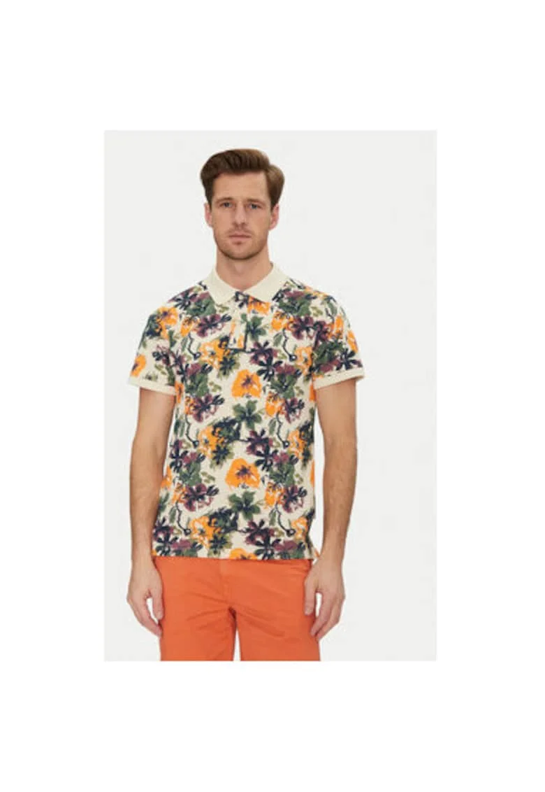Tricou polo barbati  20718253, Bumbac, Bej, Bej