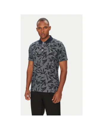 Tricou polo barbati  C5 21434.2117, Bumbac, Bleumarin, Bleumarin