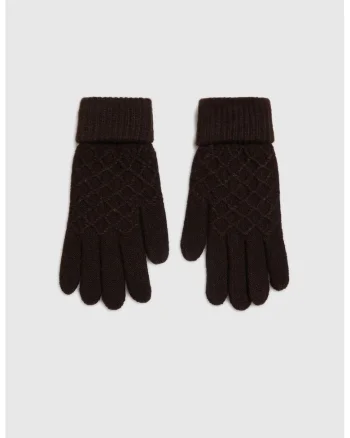 Manusi femei  bej, acril, ONE SIZE