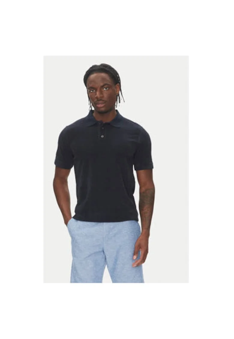 Tricou polo barbati  30-404263, Bumbac/Poliester, 46795, Bleumarin