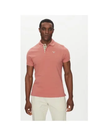 Tricou polo barbati  MML0012PI55, Bumbac, 85797, Roz