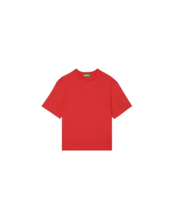 Tricou pentru baieti  3I1XC10O4, Bumbac organic, 46797, Rosu