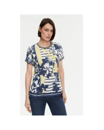 Tricou dama  11105022, Bumbac/Modal, 45679, Bleumarin