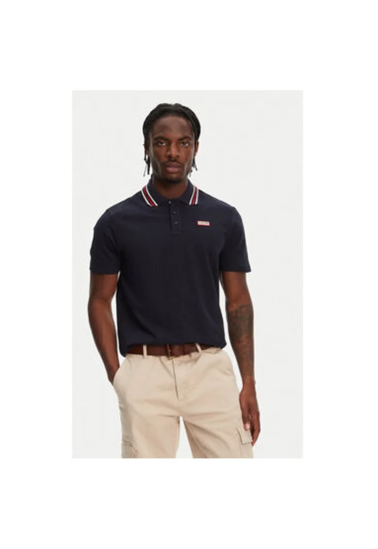 Tricou polo barbati  HARM0037242, Bumbac, Bleumarin, Bleumarin