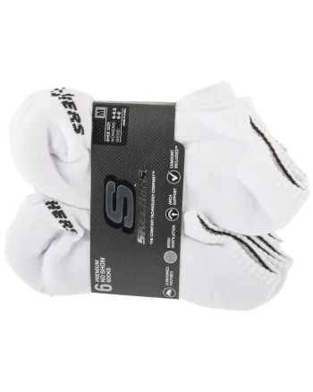 Set sosete,  6pk Core Lowcut Md Socks S118209-WHT, Alb, 35-39,5; 6 buc