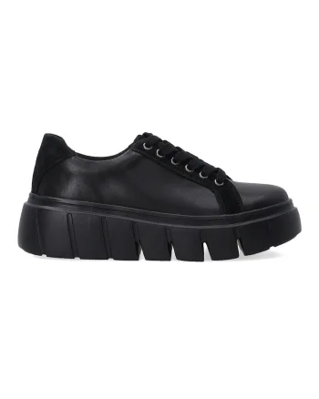 Pantofi sport din piele cu talpa masiva