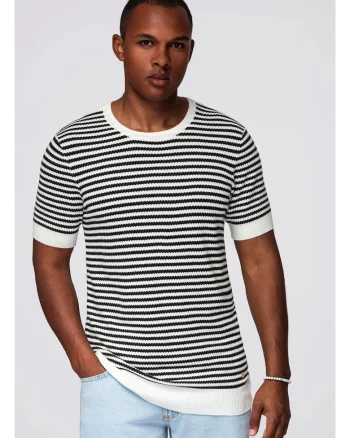 Tricou din viscoza  OM-TSCT-0255, Negru