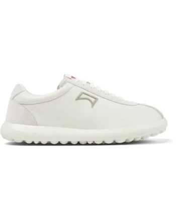 Pantofi sport Pelotas XLF din piele si piele intoarsa, Alb