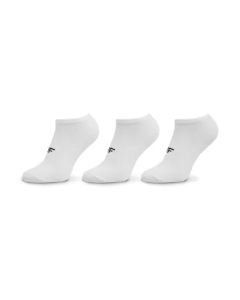 Set 3 perechi sosete barbati,  386320, Sintetic, Alb