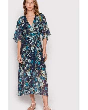 Rochie dama,  Bleumarin, Viscoza