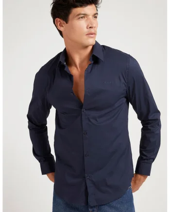 Camasa slim fit, Bleumarin