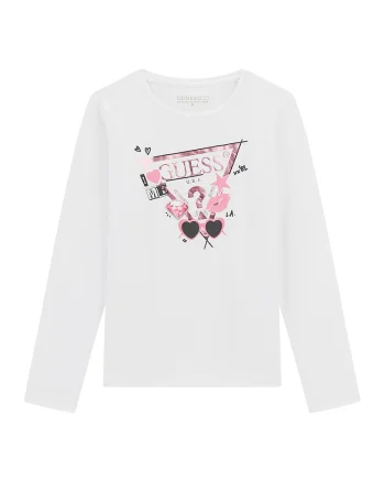 Bluza cu imprimeu logo, Roz deschis/Alb optic