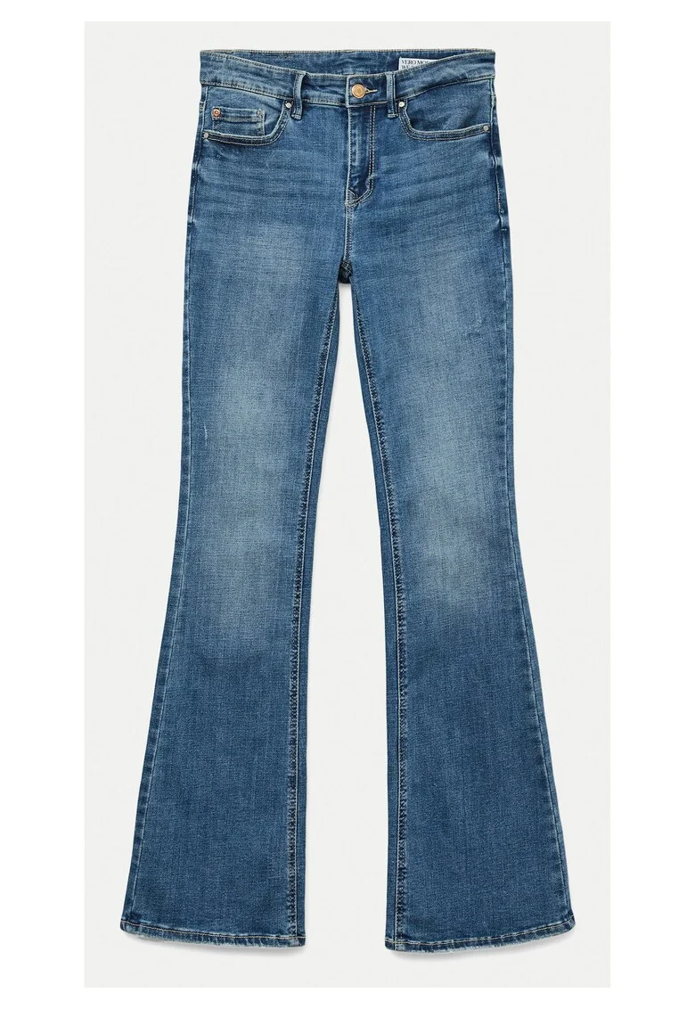 Pantaloni dama  10302478, Bumbac/Bumbac, XL-L34 INTL, Albastru