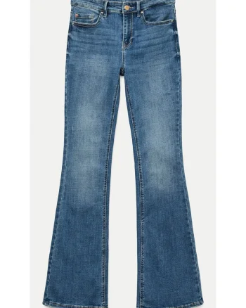 Pantaloni dama  10302478, Bumbac/Bumbac, XL-L34 INTL, Albastru