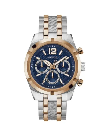 Ceas  Unisex Quartz Argintiu, Cadran Albastru, Rezistent la Apa 5 ATM
