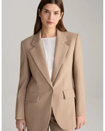 Sacou regular fit la un singur rând de nasturi JP2, Bej