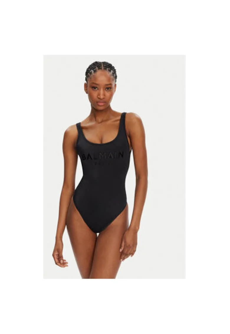 Costum de baie Dama,  305313324, Poliamida, Elastan, Negru, Negru