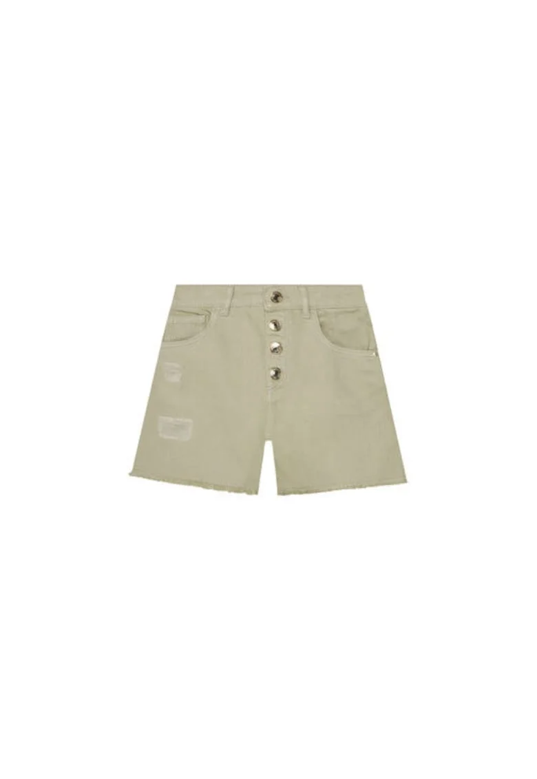 Pantaloni scurti cu buzunare, Bej
